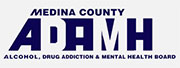 logo medina county ohio alcohol drug addiction mental health board